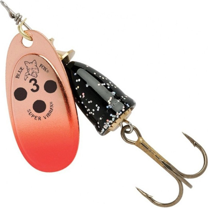 Блесна вращающаяся BLUE FOX Vibrax Flake 6 г, CRBF (BFFL2-CRBF)